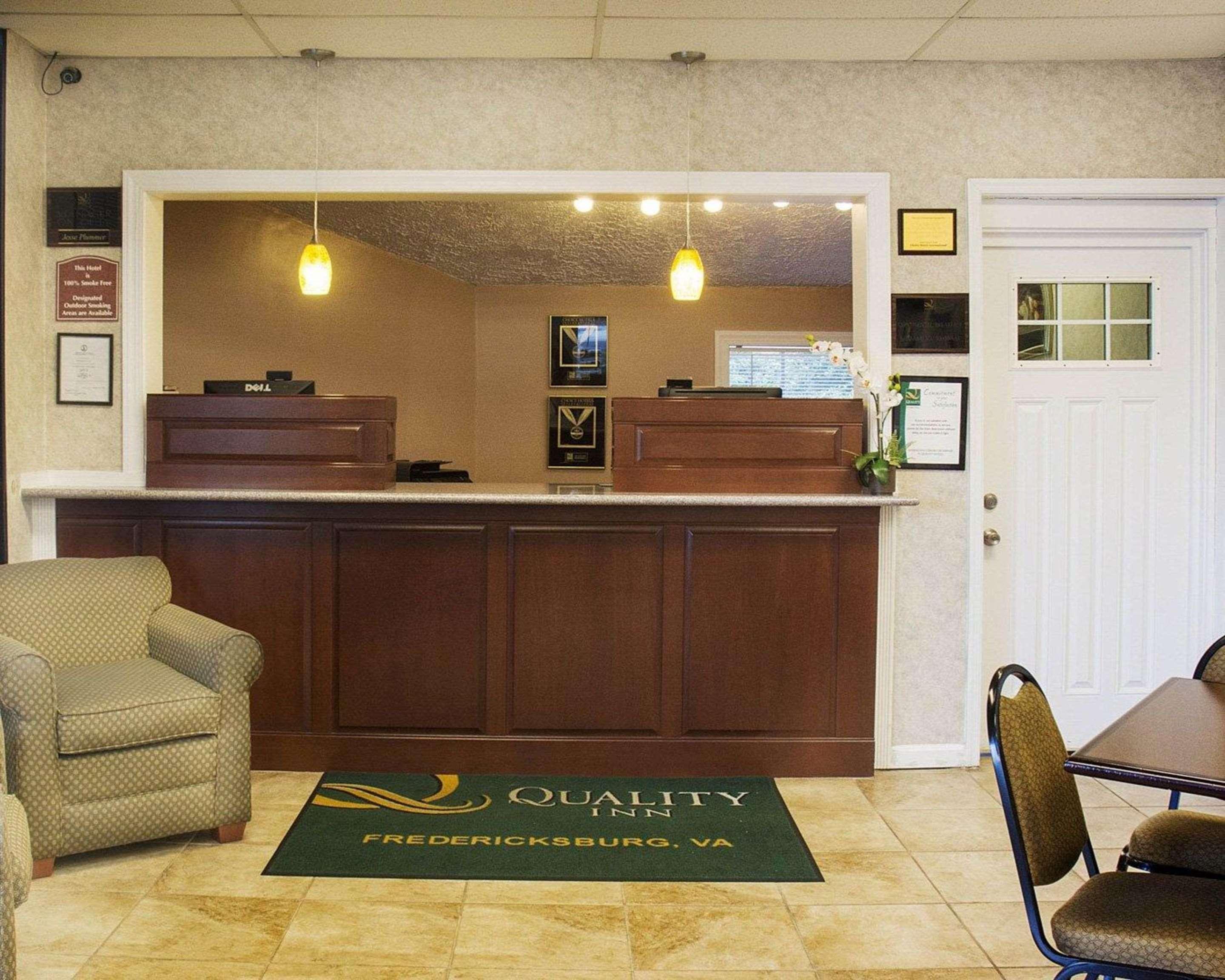 Quality Inn Fredericksburg Near Historic Downtown Exterior foto
